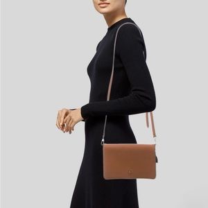 Tory Burch leather flap crossbody purse